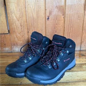 Columbia Black and Red Outdoor Boots